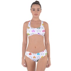 Stars Set Up Element Disjunct Image Criss Cross Bikini Set by Sapixe