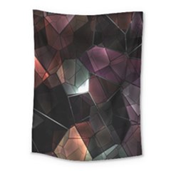 Crystals Background Design Luxury Medium Tapestry by Sapixe