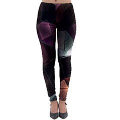 Crystals Background Design Luxury Lightweight Leggings