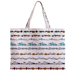 Decoration Element Style Pattern Zipper Mini Tote Bag by Sapixe