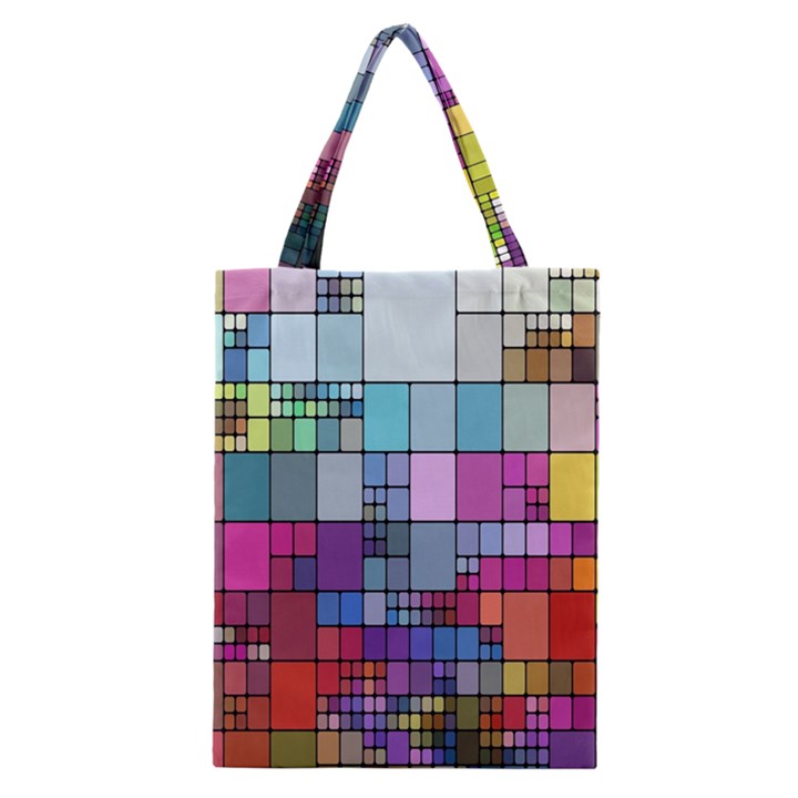 Color Abstract Visualization Classic Tote Bag