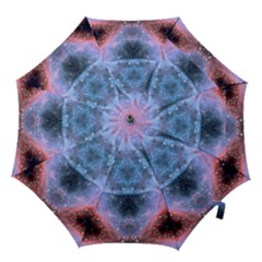 Sacred Geometry Mandelbrot Fractal Hook Handle Umbrellas (medium) by Sapixe