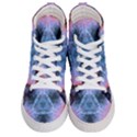 Sacred Geometry Mandelbrot Fractal Women s Hi-Top Skate Sneakers View1