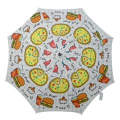 Colorful Doodle Soda Cartoon Set Hook Handle Umbrellas (large) by Sapixe