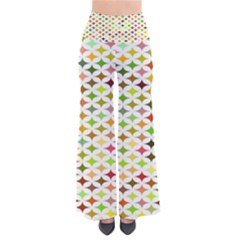 Background Multicolored Star So Vintage Palazzo Pants by Sapixe