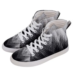 Feather Graphic Design Background Women s Hi-top Skate Sneakers by Sapixe