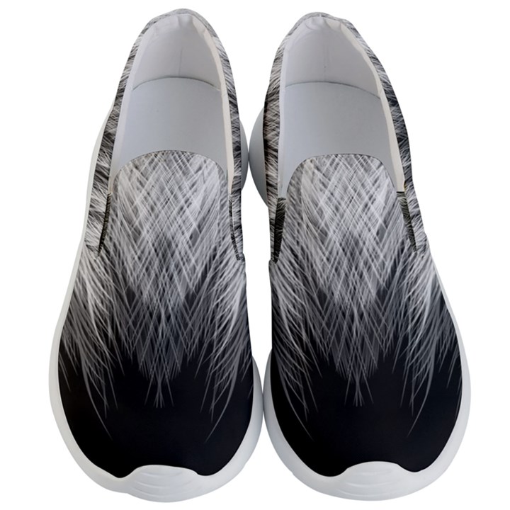 Feather Graphic Design Background Men s Lightweight Slip Ons