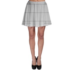 Abstract Architecture Contemporary Skater Skirt by Sapixe