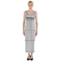 Abstract Architecture Contemporary Fitted Maxi Dress View1