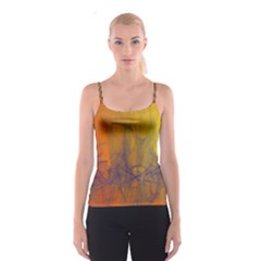 Fiesta Colorful Background Spaghetti Strap Top by Sapixe