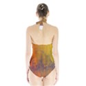 Fiesta Colorful Background Halter Swimsuit View2