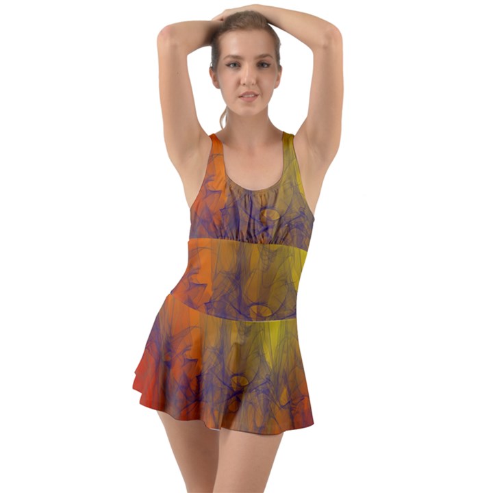 Fiesta Colorful Background Swimsuit