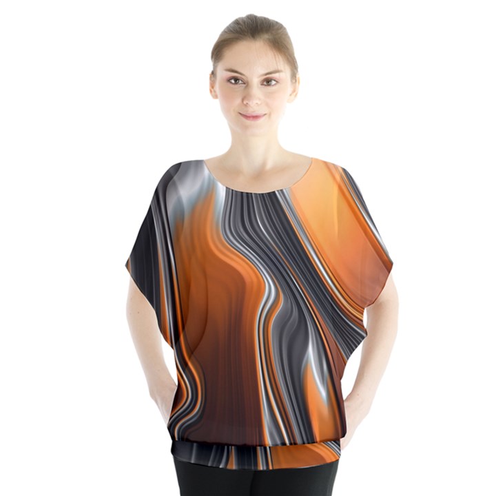 Fractal Structure Mathematics Blouse