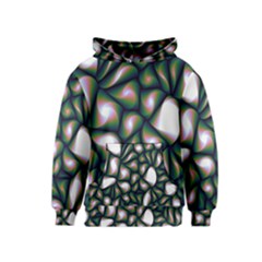 Fuzzy Abstract Art Urban Fragments Kids  Pullover Hoodie by Sapixe