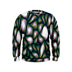 Fuzzy Abstract Art Urban Fragments Kids  Sweatshirt by Sapixe