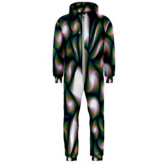 Fuzzy Abstract Art Urban Fragments Hooded Jumpsuit (men)  by Sapixe