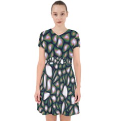 Fuzzy Abstract Art Urban Fragments Adorable In Chiffon Dress