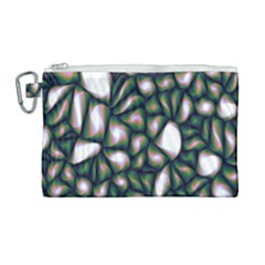 Fuzzy Abstract Art Urban Fragments Canvas Cosmetic Bag (large) by Sapixe