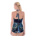 Fractal Art Artwork Digital Art Boyleg Halter Swimsuit  View2