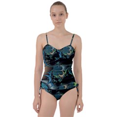 Fractal Art Artwork Digital Art Sweetheart Tankini Set by Sapixe