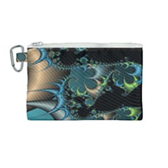 Fractal Art Artwork Digital Art Canvas Cosmetic Bag (medium) by Sapixe