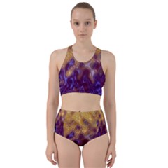 Fractal Rendering Background Racer Back Bikini Set by Sapixe