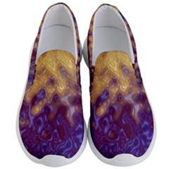 Fractal Rendering Background Men s Lightweight Slip Ons by Sapixe