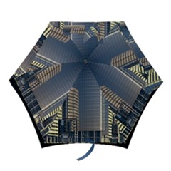 Skyscraper Skyscrapers Building Mini Folding Umbrellas by Sapixe