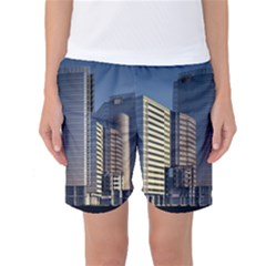 Skyscraper Skyscrapers Building Women s Basketball Shorts by Sapixe