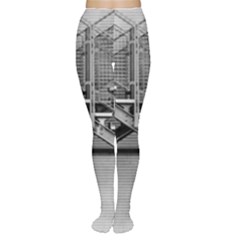 Architecture Stairs Steel Abstract Women s Tights by Sapixe