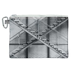 Architecture Stairs Steel Abstract Canvas Cosmetic Bag (xl) by Sapixe