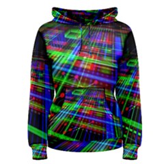 Electronics Board Computer Trace Women s Pullover Hoodie by Sapixe