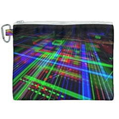 Electronics Board Computer Trace Canvas Cosmetic Bag (xxl) by Sapixe