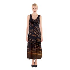 Metalworking Iron Radio Weld Metal Sleeveless Maxi Dress by Sapixe