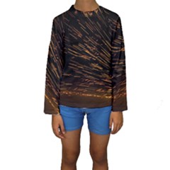 Metalworking Iron Radio Weld Metal Kids  Long Sleeve Swimwear by Sapixe