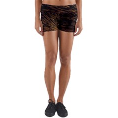 Metalworking Iron Radio Weld Metal Yoga Shorts by Sapixe