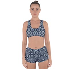 Intersecting Geometric Design Racerback Boyleg Bikini Set by dflcprints