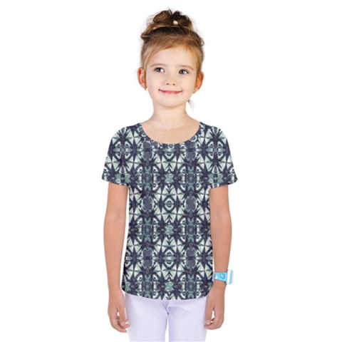 Intersecting Geometric Design Kids  One Piece Tee by dflcprints