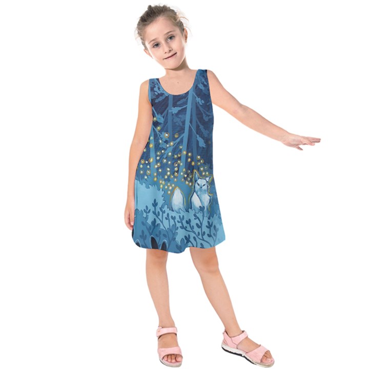 small fox Kids  Sleeveless Dress