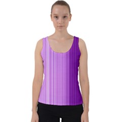 Background Texture Pattern Purple Velvet Tank Top by Sapixe