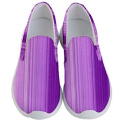 Background Texture Pattern Purple Men s Lightweight Slip Ons