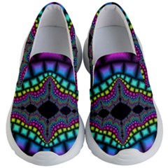 Fractal Art Artwork Digital Art Kid s Lightweight Slip Ons