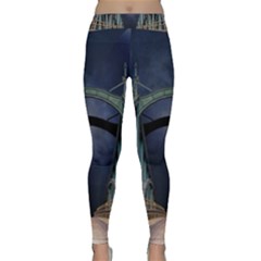 Bridge Mars Space Planet Classic Yoga Leggings by Sapixe