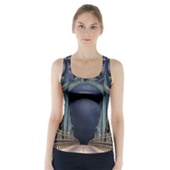 Bridge Mars Space Planet Racer Back Sports Top by Sapixe