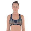 Bridge Mars Space Planet Cross Back Sports Bra View1