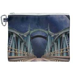 Bridge Mars Space Planet Canvas Cosmetic Bag (xxl) by Sapixe