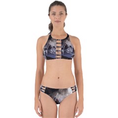 Mountains Moon Earth Space Perfectly Cut Out Bikini Set by Sapixe