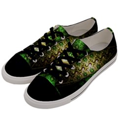 Fractal Art Digital Art Men s Low Top Canvas Sneakers by Sapixe