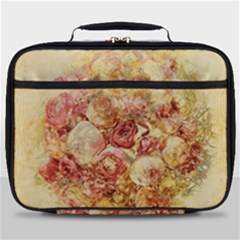 Vintage Digital Graphics Flower Full Print Lunch Bag