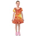 Board Conductors Circuits Kids  Short Sleeve Velvet Dress View1